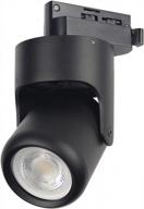 j.lumi trk1250 ганноверский линейный трековый светильник со светодиодной лампой, 5 вт 120 в, 3000 к теплый белый - идеально подходит для одноконтурной трековой системы halo логотип
