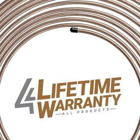 img 3 attached to 🔧 High-quality 4LIFETIMELINES True Copper-Nickel Brake Line Tubing - 3/16" x 25' Coil