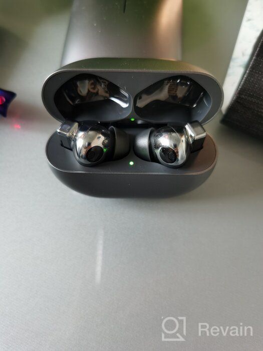 img 1 attached to 🎧 Huawei FreeBuds Pro Earbuds with Advanced Noise Cancellation, Bluetooth 5.2, and 3-Mic System for iOS and Android (Carbon Black) review by Ha Joon