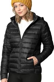 img 4 attached to WJC2144 Womens Weight Packable Removable Women's Clothing ~ Coats, Jackets & Vests