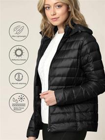 img 2 attached to WJC2144 Womens Weight Packable Removable Women's Clothing ~ Coats, Jackets & Vests