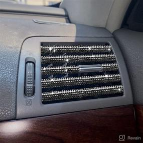 img 3 attached to 💎 Bling Car Vent Outlet Trim: Enhance Your Car's Interior with YIXIND 10-Piece Decoration Strip