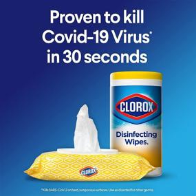 img 3 attached to 🍋 Clorox® Disinfecting Wipes: Bleach-Free Cleaning Wipes (Crisp Lemon) - 75 Count