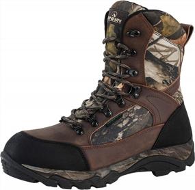 img 4 attached to Ultimate Men'S Waterproof Hunting Boot With Camo Leather Design