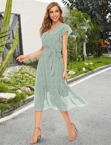 img 2 attached to 👗 Genhoo Women's Summer Sleeveless Medium Dress - Optimal attire for women's clothing in dresses