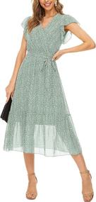 img 4 attached to 👗 Genhoo Women's Summer Sleeveless Medium Dress - Optimal attire for women's clothing in dresses