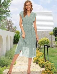 img 3 attached to 👗 Genhoo Women's Summer Sleeveless Medium Dress - Optimal attire for women's clothing in dresses