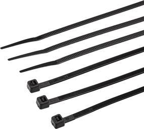 img 2 attached to 🔗 Amazon Basics Multi-Purpose Cable Ties - 8-Inch/200mm, Bulk Pack of 1000, Black