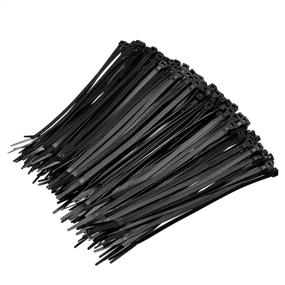 img 4 attached to 🔗 Amazon Basics Multi-Purpose Cable Ties - 8-Inch/200mm, Bulk Pack of 1000, Black