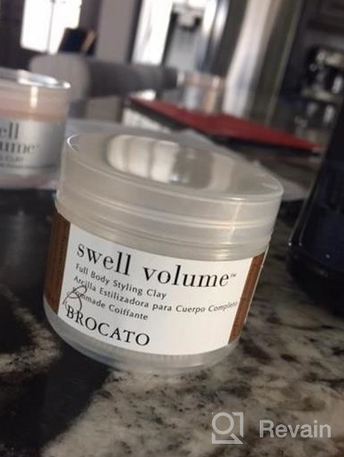 img 1 attached to Get Fuller And Thicker Hair With Brocato Swell Volume Styling Clay - 2 Oz Hair Volumizing & Thickening Solution For Men And Women! review by Holly Robinson
