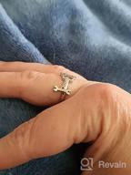 img 1 attached to 🐾 925 Sterling Silver Adjustable Paw Print Ring for Dog Lovers - Perfect Pet Jewelry Gift for Friends and Family review by Mario Hinton