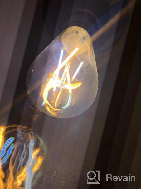 img 1 attached to Bulbrite Solana A19 WiFi Connected Edison Filament LED Smart Light Bulb, Clear - Single Pack review by Noah Jess