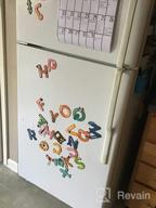 img 1 attached to JCREN Jumbo Magnetic Animals Alphabet Letters Set - Large Uppercase ABC Fridge Magnets For Fun Learning, Spelling & Preschool Education - Perfect Refrigerator Gift For Boys & Girls 3-5 Years Old review by Phil Oliveira