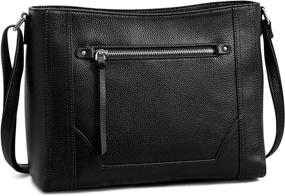 img 4 attached to S ZONE Genuine Leather Crossbody Shoulder Women's Handbags & Wallets - Shoulder Bags