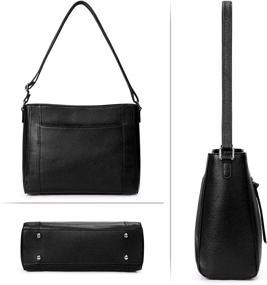 img 2 attached to S ZONE Genuine Leather Crossbody Shoulder Women's Handbags & Wallets - Shoulder Bags