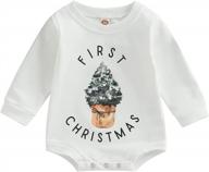 newborn baby boy girl valentine's outfit - funny letter sweatshirt romper & long sleeve shirt tops for fall/winter logo