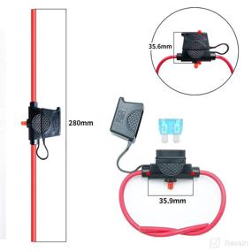 img 1 attached to 🔌 PTT Inline Blade Fuse Holder with Warning LED Indicator for Blown Fuse - Ideal for ATC/ATO Fuse in Marine and Automotive Applications