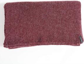 img 2 attached to 🧣 Warmth Meets Style: CACUSS Thick Winter Knitted Neckwear for Men - Must-Have Scarf Accessories
