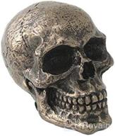 🚘 3 inch standard car skull shift knob in cold cast bronze finish for tlt logo