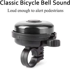 img 3 attached to Get Noticed On The Road With REKATA Aluminum Bike Bell - Loud And Clear Sound For Safety Of Adults, Kids And Bikers!