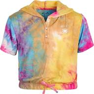 delias sleeve lightweight t shirt tie dye girls' clothing ~ tops, tees & blouses logo