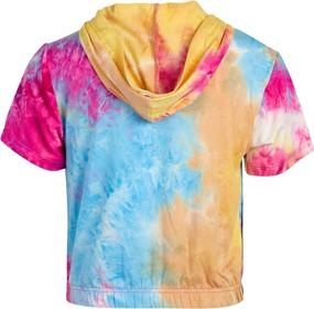 img 1 attached to DELiAs Sleeve Lightweight T Shirt Tie Dye Girls' Clothing ~ Tops, Tees & Blouses