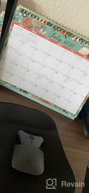 img 1 attached to Stay Organized With Our 2022-2023 Standing Flip Desk Calendar - 10" X 8.3" For Generous Memo Writing And Thick Paper, With A Strong Twin-Wire Binding! review by Anna Lopez