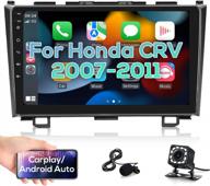 podofo 9" car stereo for honda crv 2007-2011 - dual connectivity, touch screen, rear view camera & more! logo