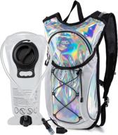 ultimate hydration backpack for outdoor activities: 2l bladder, bite valve, zippered pockets логотип