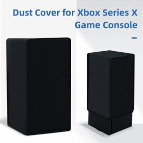 img 3 attached to Protect Your Xbox Series X Console With Mcbazel'S Black Dust Cover - Anti-Scratch & Waterproof Sleeve