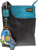 chala crossbody leather brown_ sunflower women's handbags & wallets via crossbody bags logo