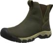 stay warm and dry with keen women's greta chelsea waterproof snow boot logo