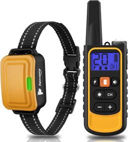 img 4 attached to Rechargeable Dog Training Collar - PETNANNY Shock Collar with Remote, 2600Ft Control Range for Large Medium Dogs 15 - 100lbs, Beep Vibration Shock Modes Included