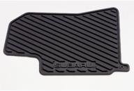 🌧️ enhance and protect your subaru with genuine j5010ss400 all weather floor mats logo