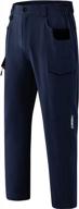 универсальные мужские водонепроницаемые брюки-карго для походов с быстросохнущими и многофункциональными карманами - модные и легкие повседневные брюки логотип