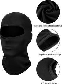 img 1 attached to 💃 Stay Stylish and Protected with our Balaclava Windproof Covering: The Perfect Girls' Accessories and Fashion Scarves