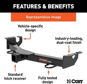 img 2 attached to 🚗 CURT 31049 Front Receiver Hitch for Ford Expedition, F-150, F-250 - 2-Inch Size