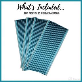 img 1 attached to Just Artifacts 100Pcs Premium Solid Paper Straws (Solid