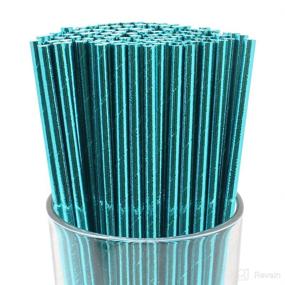 img 2 attached to Just Artifacts 100Pcs Premium Solid Paper Straws (Solid