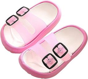 img 4 attached to 👶 Toddlers Non Slip Lightweight Sandals - Boys' Shoes and Slippers