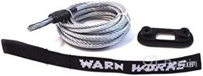 img 2 attached to 🔗 Replacement Galvanized Steel Cable Wire Rope for WARN 76065 PullzAll: Durable 7/32" Diameter x 15' Length Hawse Fairlead Accessory