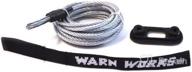 🔗 replacement galvanized steel cable wire rope for warn 76065 pullzall: durable 7/32" diameter x 15' length hawse fairlead accessory логотип