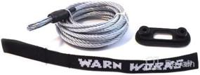 img 4 attached to 🔗 Replacement Galvanized Steel Cable Wire Rope for WARN 76065 PullzAll: Durable 7/32" Diameter x 15' Length Hawse Fairlead Accessory