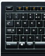 img 1 attached to Black Logitech K740 Illuminated Ultrathin Keyboard 🖥️ with Laser-Etched Backlit Keys and Soft-Touch Palm Rest review by Stanislaw Wawrzynowi ᠌