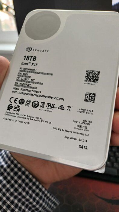 img 1 attached to Seagate ST18000NM000J Internal Surveillance Supported review by Stanislaw Mirzalek ᠌