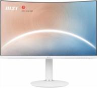 👍 review: msi anti glare refresh modern md271cpw - crystal clear 1920x1080 display, 75hz, anti glare screen, hd quality logo