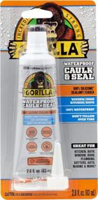 img 4 attached to Clear 100% Silicone Waterproof Caulk & Seal 2.8Oz Squeeze Tube (Pack Of 1)