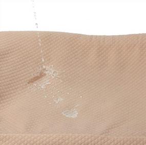 img 2 attached to Premium Medium-Sized Dog Bed Cover In Tan - Durable, Waterproof Quilted Material Made In USA By 4Knines