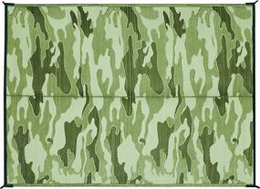 img 4 attached to 🏞️ Camco Design 42886 Reversible Camo Outdoor Mat - 6ft by 9ft