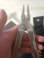 img 3 attached to LEATHERMAN Rebar Multitool: Cut, Saw, and Tackle Any Task in Style with Premium Replaceable Wire Cutters - Black Edition with MOLLE Sheath review by Boyan Ignjatovic ᠌